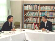 川村文部科学大臣と大神田理事長